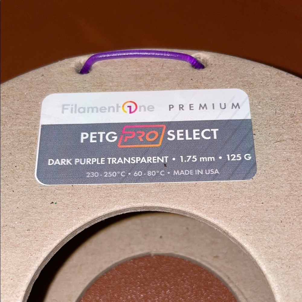 PETG Pro Select Dark Purple Transparent 1.75mm